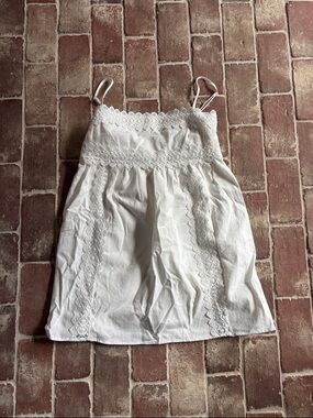 Altar'd State Milian Mini Dress in white